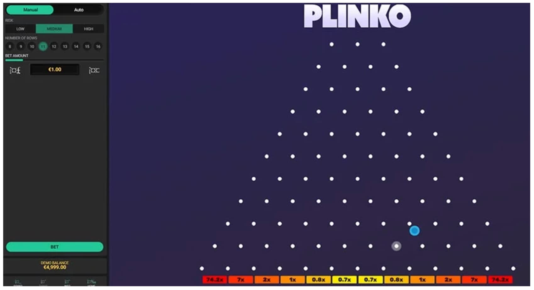 Plinko Juego por Dinero Real